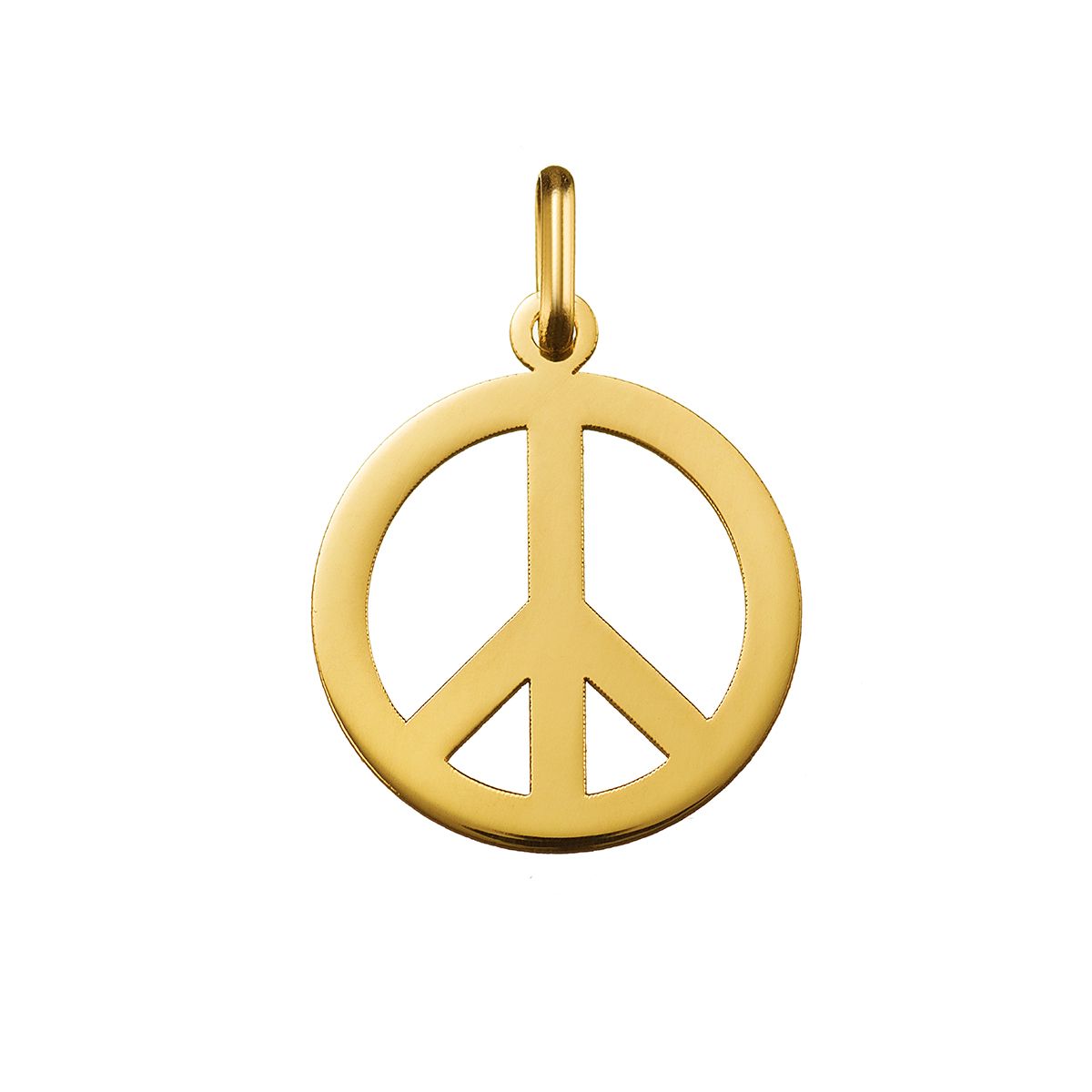 Colgante Sí­mbolo de la Paz oro 18 kilates -18_248400234