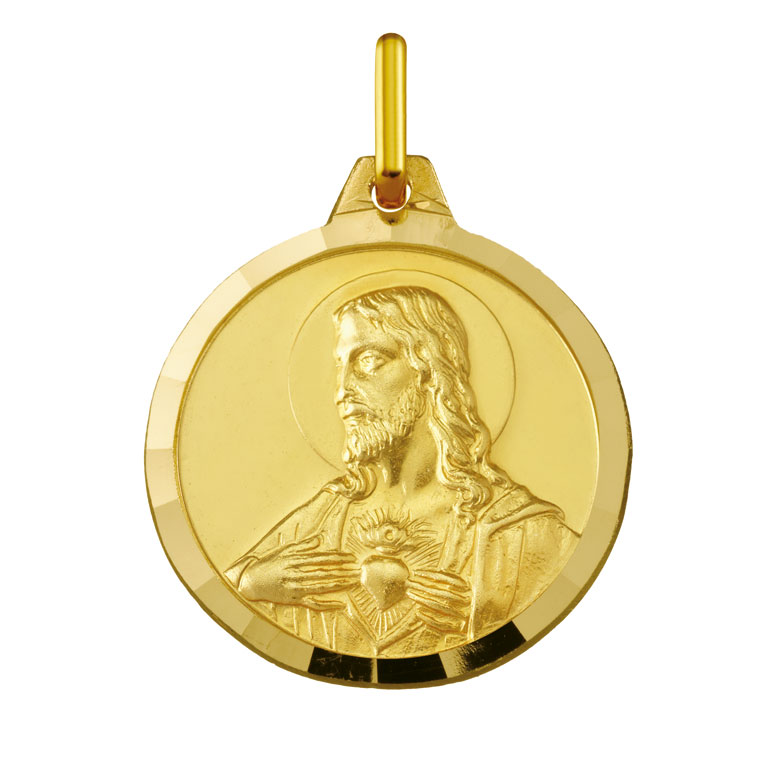 Medalla Cristo Sagrado Corazón -18_1000401