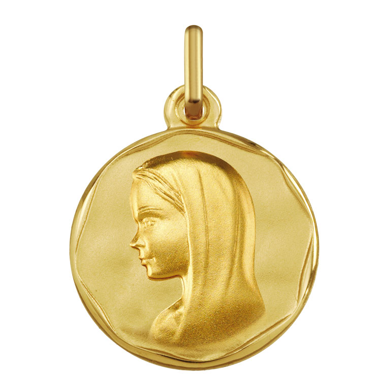 Medalla Virgen Marí­a 16mm oro 18 kilates - Argyor 18_1250176