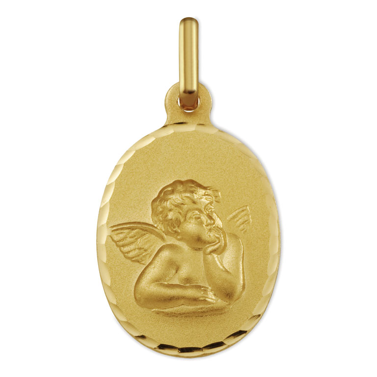 Medalla de bebé Angelito Oro 9 kilates -9_1416454N