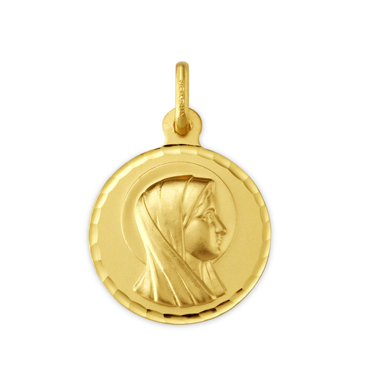 Medalla Virgen Marí­a 16mm oro amarillo 9 kilates - Argyor 9_1430164N