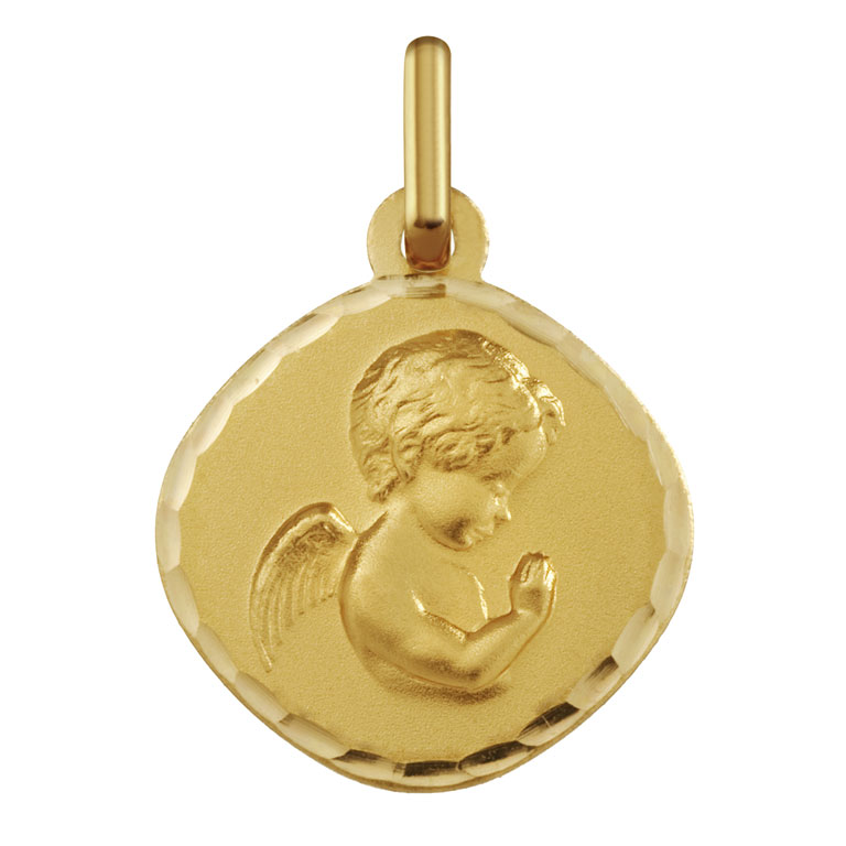 Medalla de bebé Angelito oro amarillo 18 kilates -18_1600419N