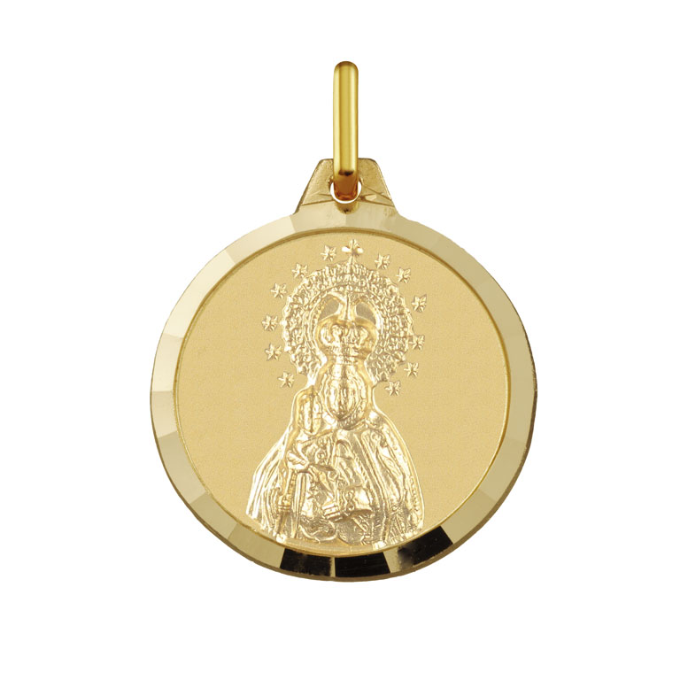 Medalla Virgen del Mar 18mm Oro amarillo 18K - 18_1000243