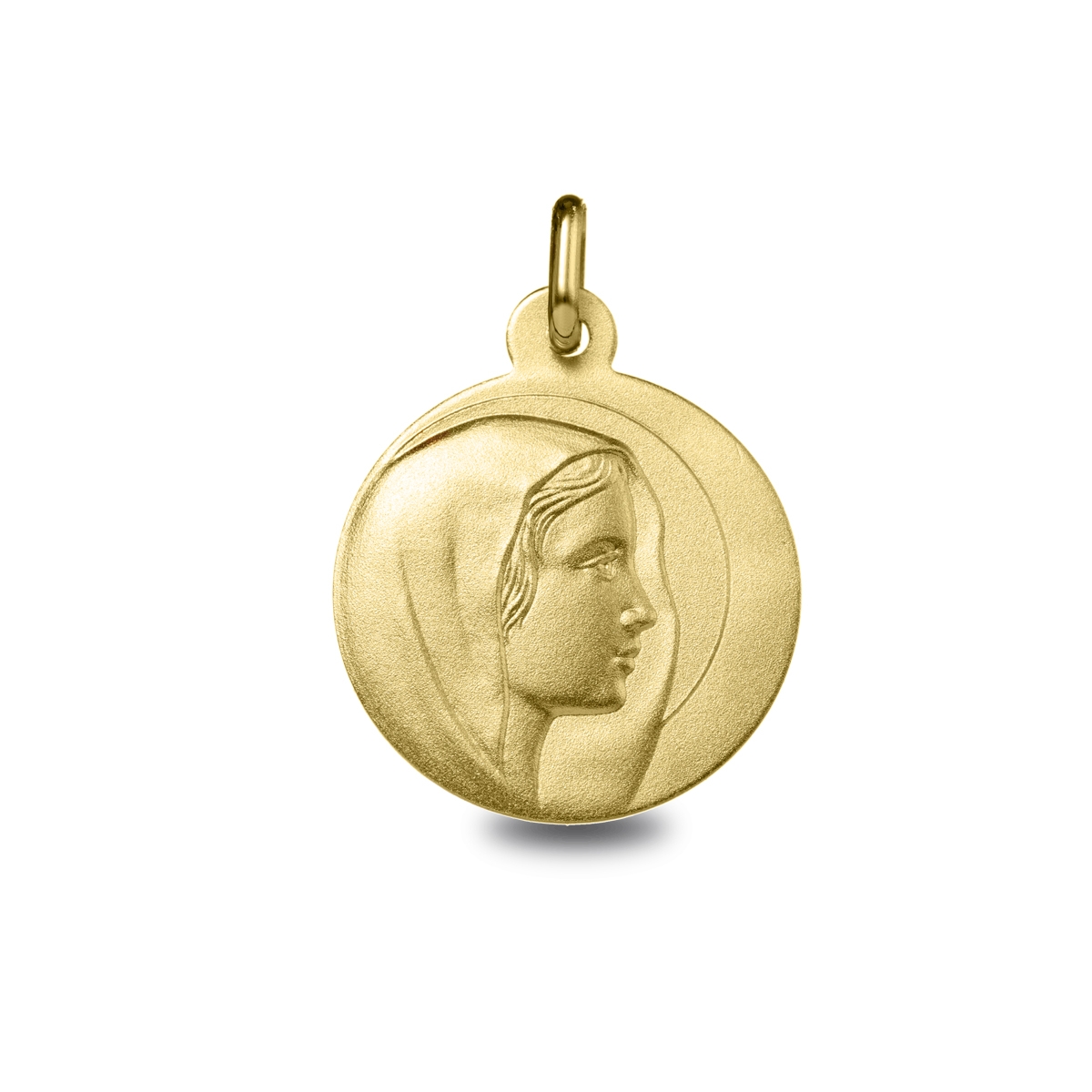 Medalla Virgen Marí­a Oro Amarillo 18 kilates -18_1608282