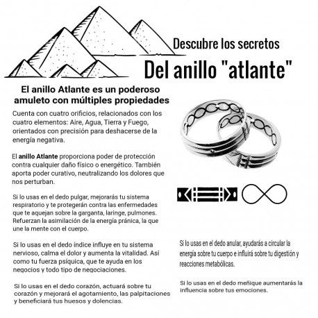 Anillo Plata 925 Atlante Infinitos - 33700